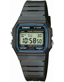 CASIO Collection F-91W-1H